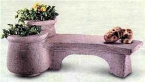 Grey Granite Flower Pot Grey Granite Flower Pot