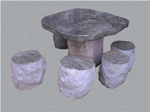 Grey Marble Bench Table Grey Marble Bench Table