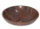 Multicolor Red Granite Basin