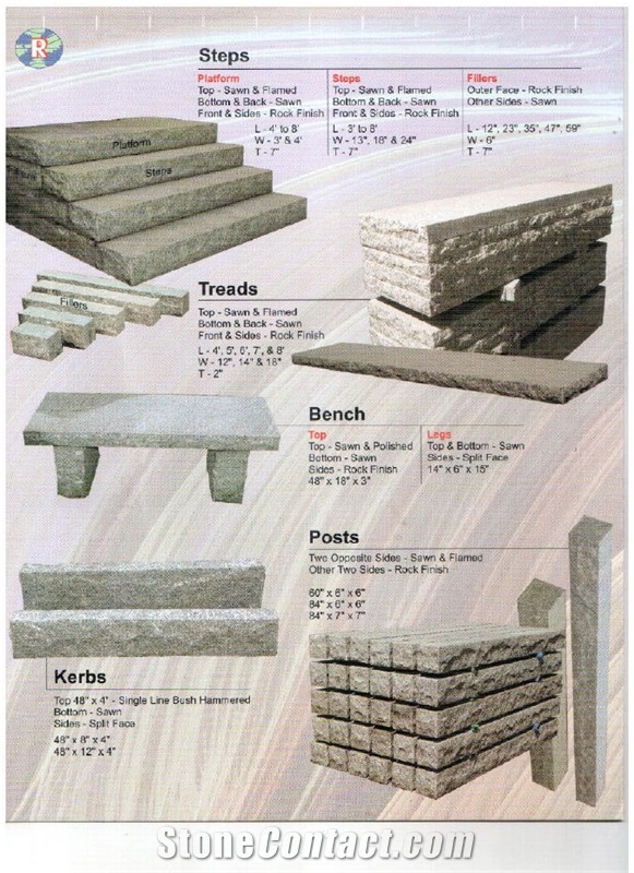 Granite Landscaping Stones, Kerbstone