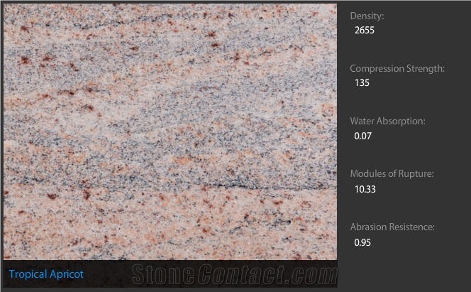 Tropical Apricot Granite Tiles, Slabs