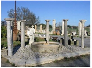 White Marble Columns