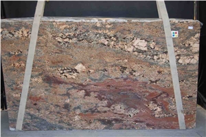 Crema Bordeaux Granite Slab