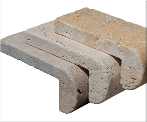 Beige Travertine Pool Coping