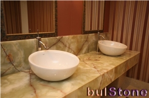Yellow Onyx Vanity Tops