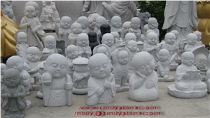 White Granite Monk Sculpture White Granite Monk Sculpture