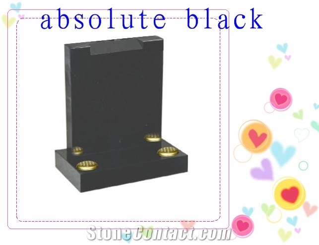 China Absolute Black Granite Tombstones
