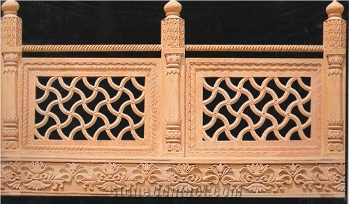 Sandstone Balcony Grill Balustrade