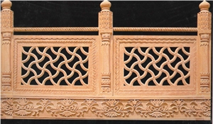 Sandstone Balcony Grill Balustrade