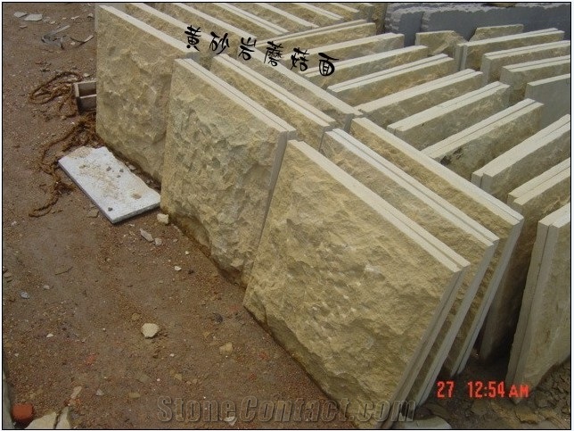 Yellow Sandstone Mushroom Stone