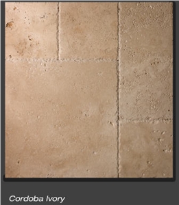 Cordoba Ivory Travertine Pattern