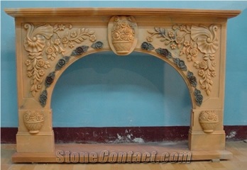 Marble Carving Fireplace