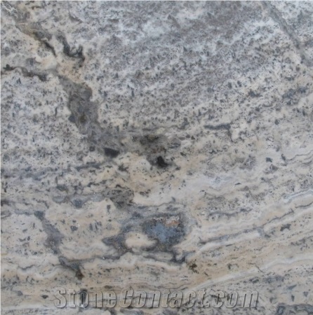Silver Travertine, Honed and Filled