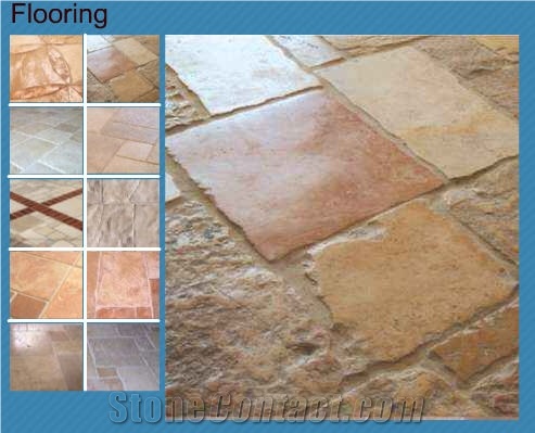 Jerusalem Stone Antiquated Floor Tiles