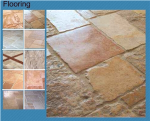 Jerusalem Stone Antiquated Floor Tiles