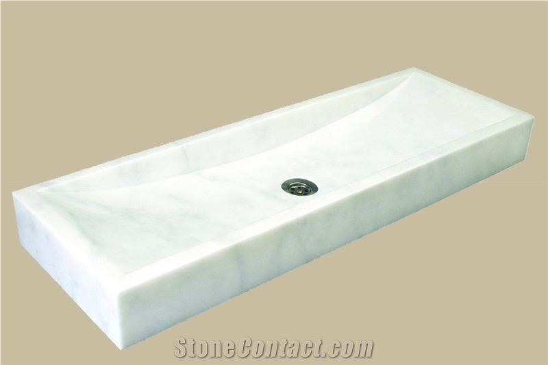 Mugla White Marble Sinks & Basins