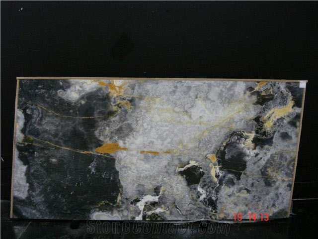 Grey Pearl Onyx Slab, Peru Grey Onyx
