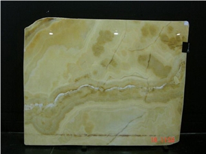 Saffron Light Green Onyx Tile