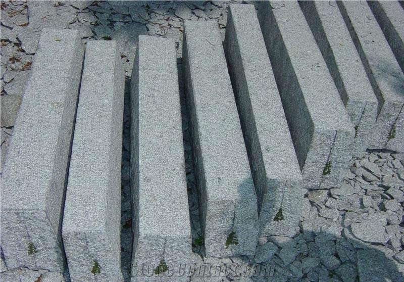 Type a Kerbs, G341 Grey Granite Kerbs