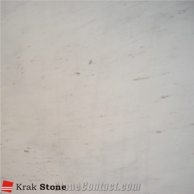 Bianco Polaris Marble Slabs & Tiles, Macedonia White Marble