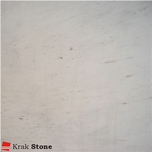 Bianco Polaris Marble Slabs & Tiles, Macedonia White Marble