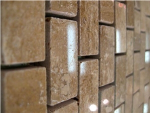 Brick Joint Small Travertine Mosaic Brick Joint Small Travertine Mosaic