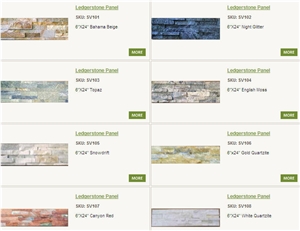 Slate Ledge Stone Panel,Cultured Stone