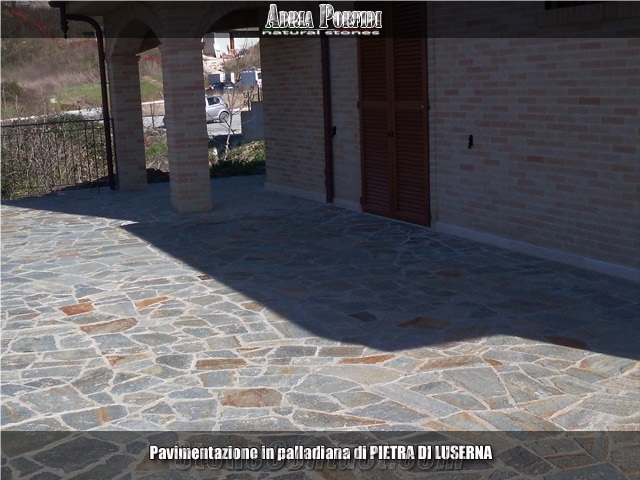 Pietra Di Luserna Flagstone Pavement
