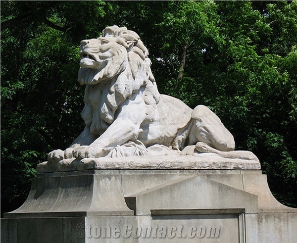 White Granite Sculpture