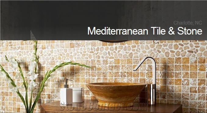 Yellow Travertine Wash Basin