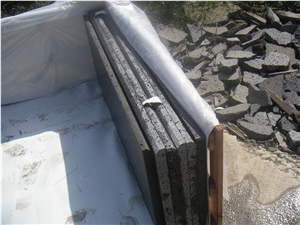 Bevelled Honed Basalt Slabs & Tiles
