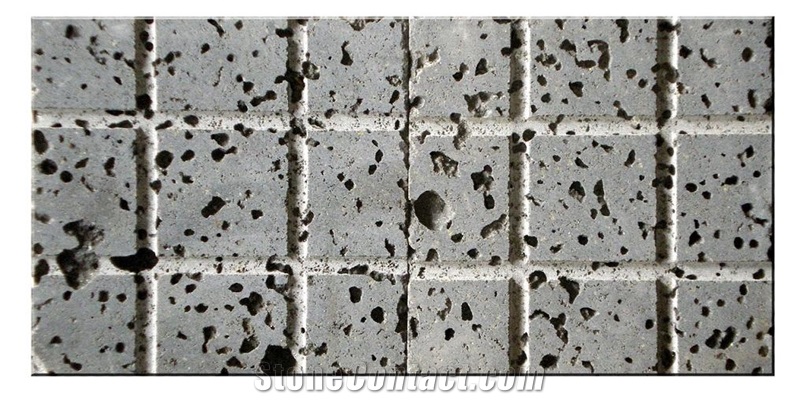 Black Basalt Sawn Mosaic