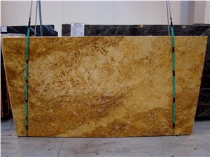 Kutahya Red Travertine Slab, Turkey Red Travertine