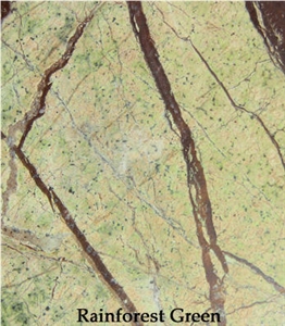 Rain Forest Green Marble Slabs & Tiles, India Green Marble