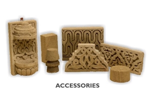 Curved Stone Accessories, Yellow Sandstone Artifacts & Handcrafts