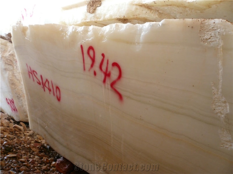 Snow White Onyx Blocks