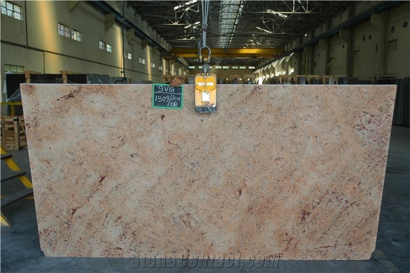 Sivakasi Gold Granite Slab, India Yellow Granite