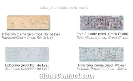 Natural Stone Acid Work Border