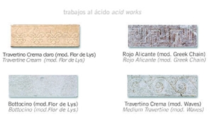 Natural Stone Acid Work Border