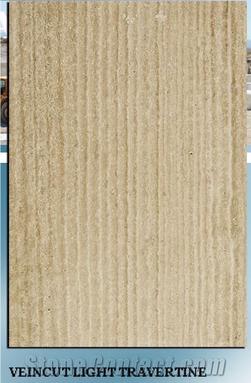 Veincut Light Travertine Slabs & Tiles, Turkey Beige Travertine