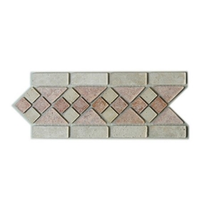 Classic - Rose Travertine Border Classic - Rose Travertine Border