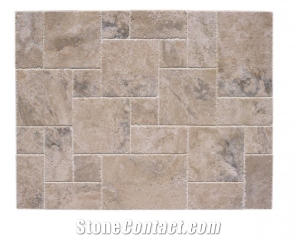 Shadow Travertine Brushed Face Pattern