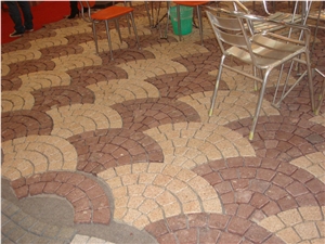 Granite Cubic Stone on Mesh