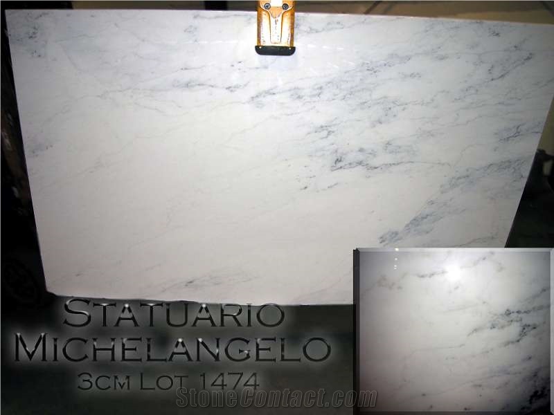Statuario Michelangelo Marble 3cm Slabs
