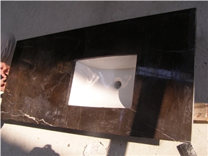 Nero St Laurent Marble Vanity Top Nero St Laurent Marble Vanity Top