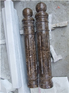 Dark Emperador Balustrade Dark Emperador Balustrade