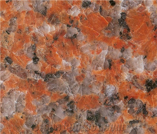 Red Granite Ec-5628 Slabs & Tiles, China Red Granite