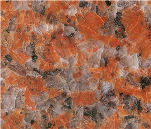 Red Granite Ec-5628 Slabs & Tiles, China Red Granite