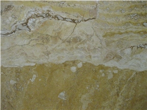 Gold Travertine Slabs & Tiles, Turkey Yellow Travertine