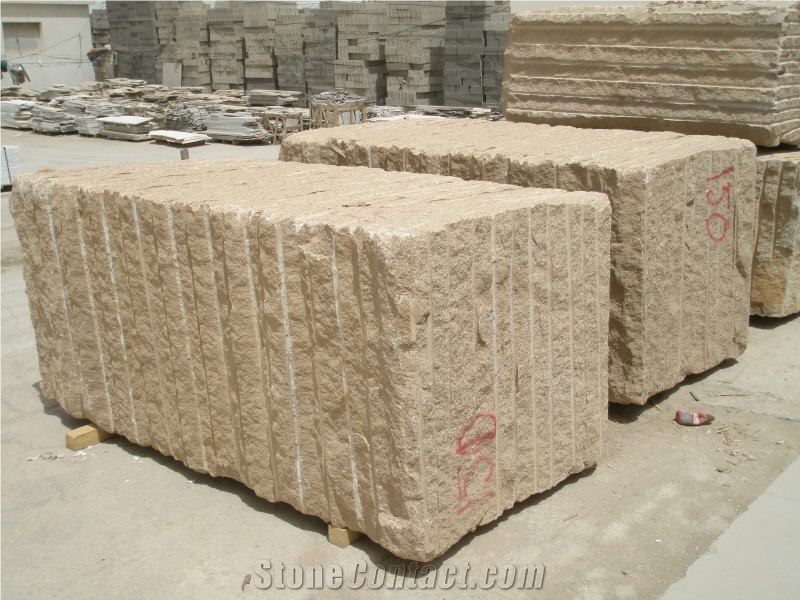 Yellow Granite Blocks